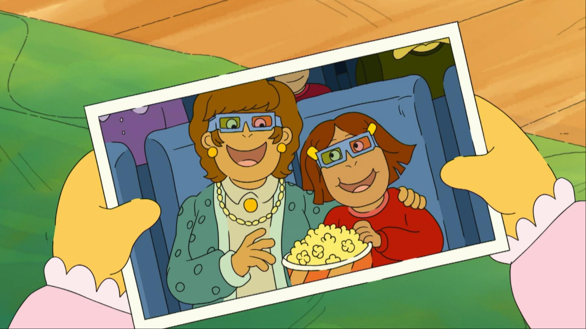 Muffy helps Francine deal with the death of her Bubbe./Arthur makes his vacation more fun.