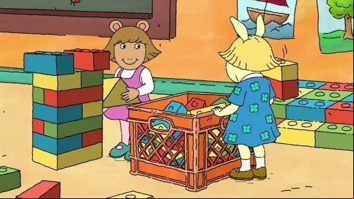 D.W. gets jealous when Emily gets the lead part in the play. /D.W. builds her dream house.