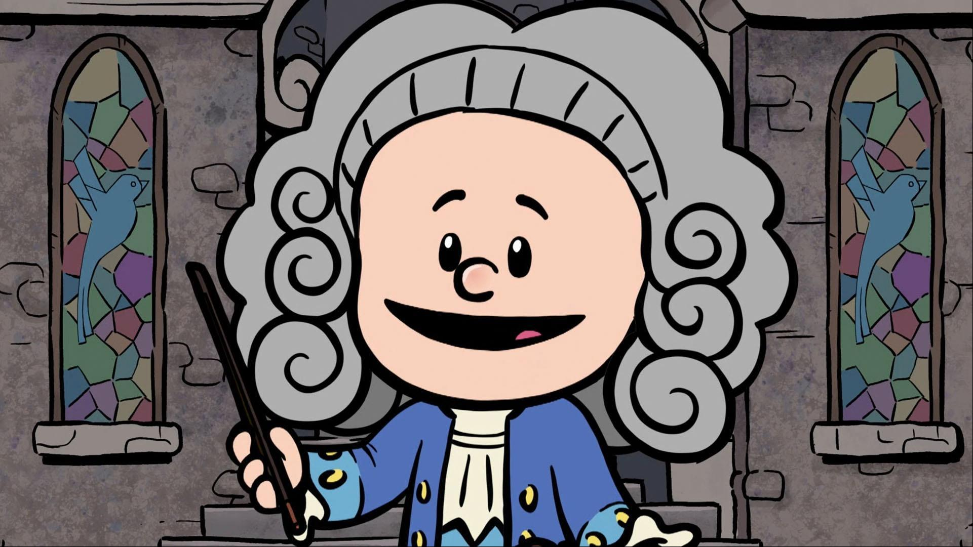Watch how the musician Bach prepares for an important concert!