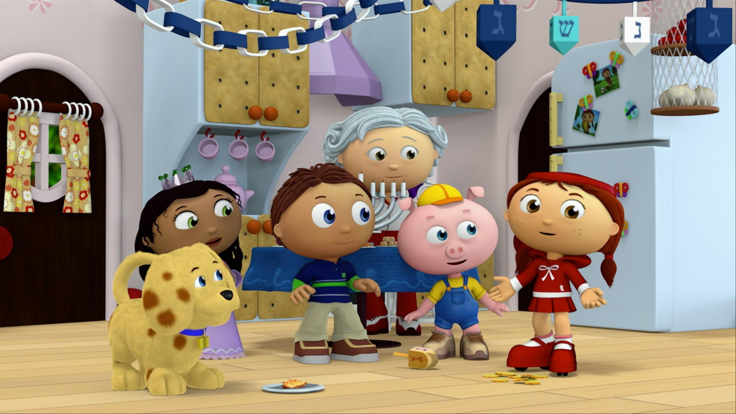 Whyatt is excited to have been invited to Red's Gramma's house to celebrate Chanukah.