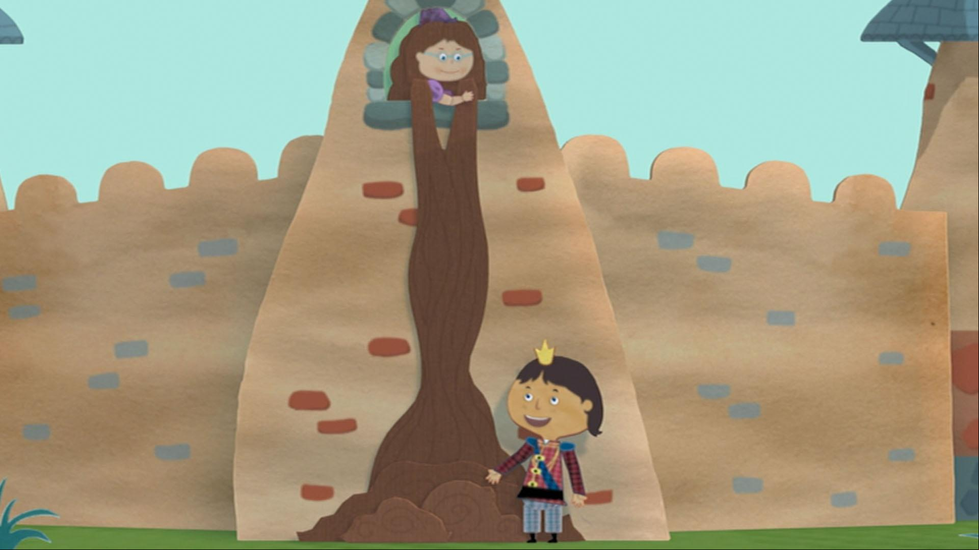 The Prince works with the Super Readers to rescue Rapunzel.