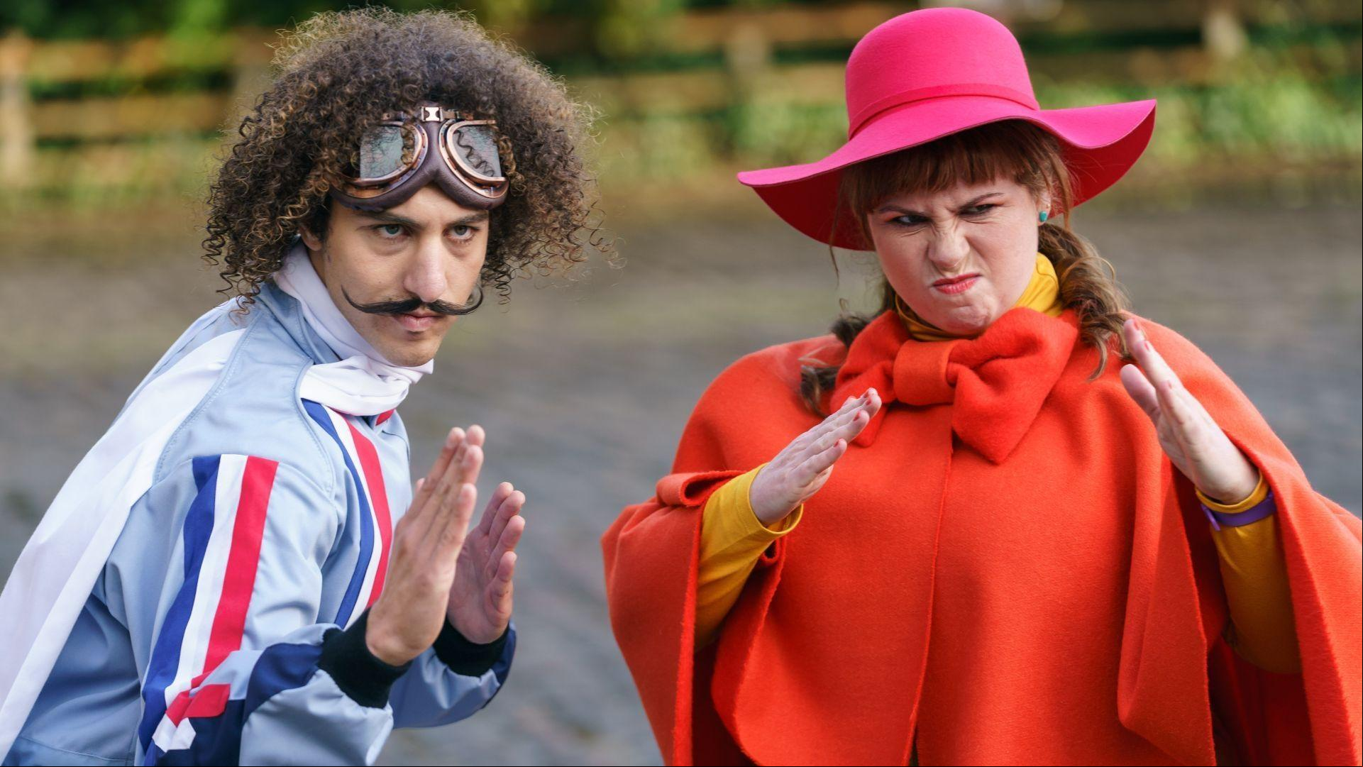 Orli takes her Odd Squad UK test.