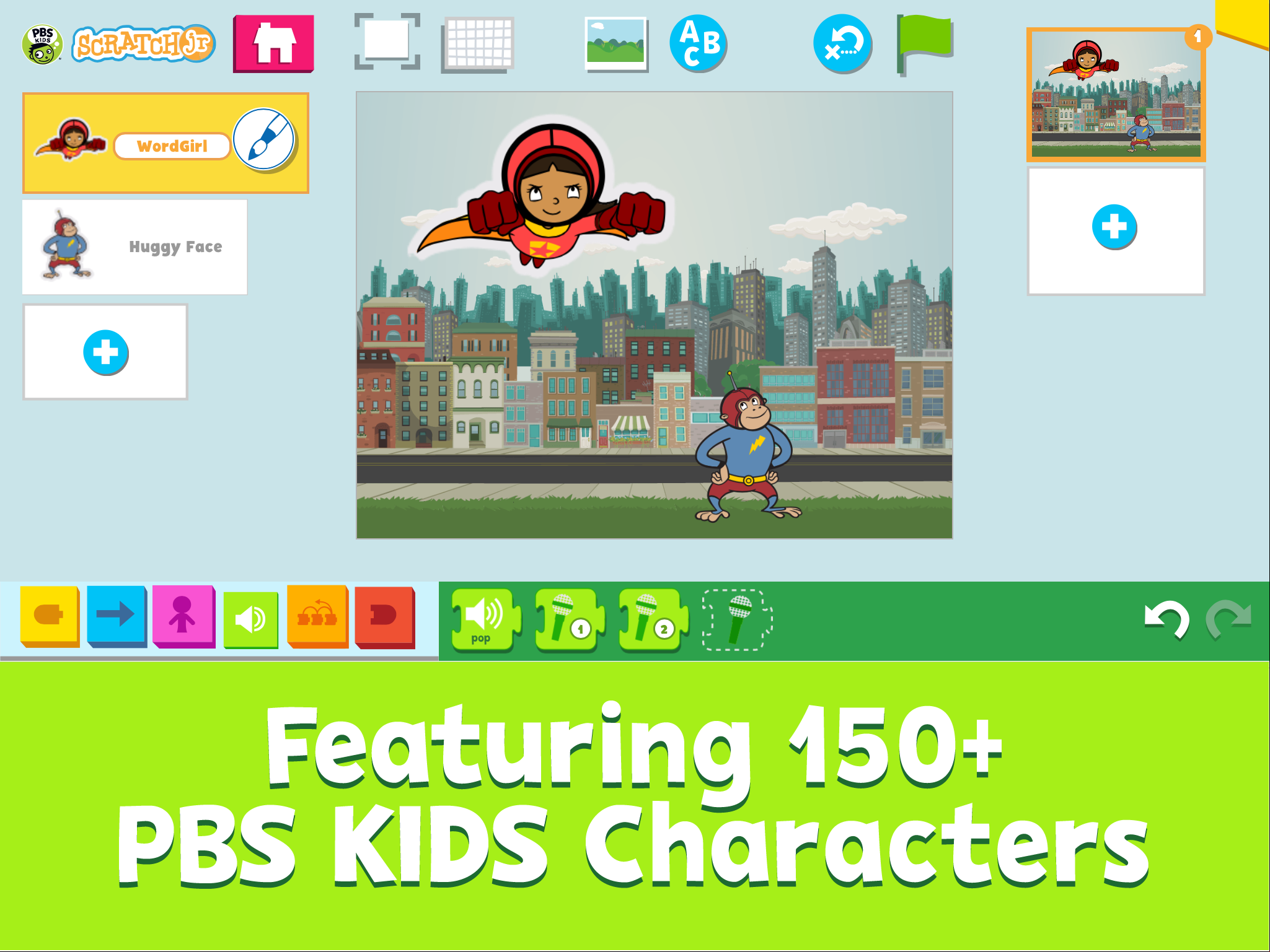 PBS KIDS ScratchJr screenshot.